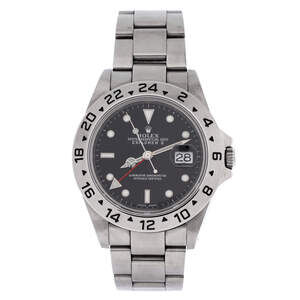 Rolex 40 Oyster Perpetual Explorer II Automatic Watch Stainless Steel